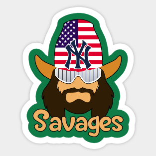 Macho Man Yankee Savage Sticker